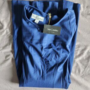 Sara Campbell Blue Dress